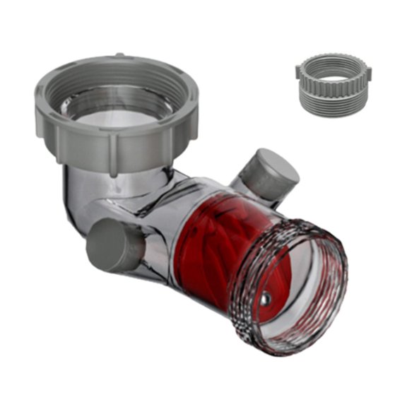 CarpNettore Visible Sink Drain Backflow Preventer Upgrade for Dishwashers Overflow Pipes 40mm to 50mm
