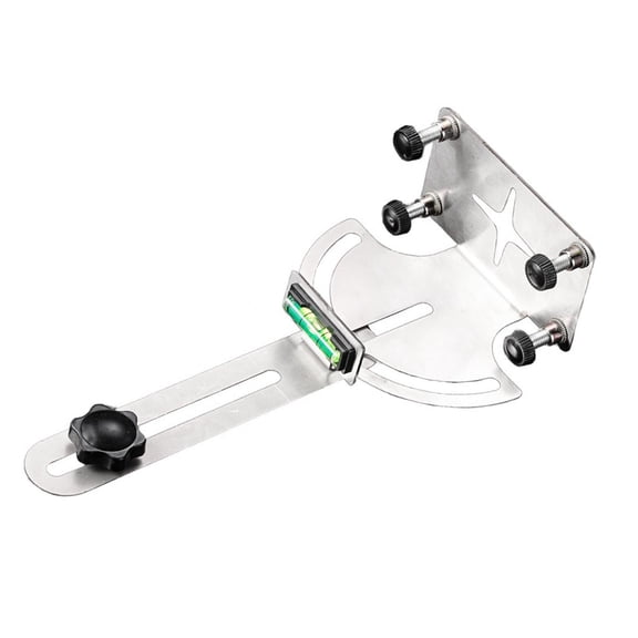CarpNettore Wall Level Mount Multi Angle Rotation Bracket Easily Install Stainless Steel