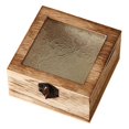 thumbnail image 1 of CarpNettore Wooden Storage Box Organizer Sturdy Keepsake Box for Entryway Kitchen Makeup Square Light Brown, 1 of 9