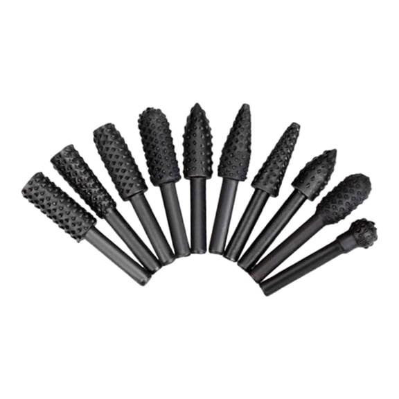 CarpNettore Woodworking Twist Drills Bit Rotating Embossed Sturdy Universal Woodworking Tool 10 Pieces