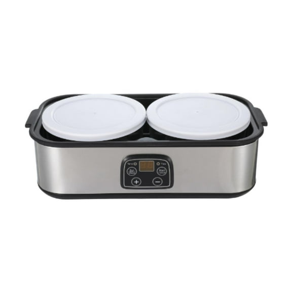 CarpNettore Yogurt Maker Electric Yogurt Machine Practical Easy Clean Adjustable Time with 2