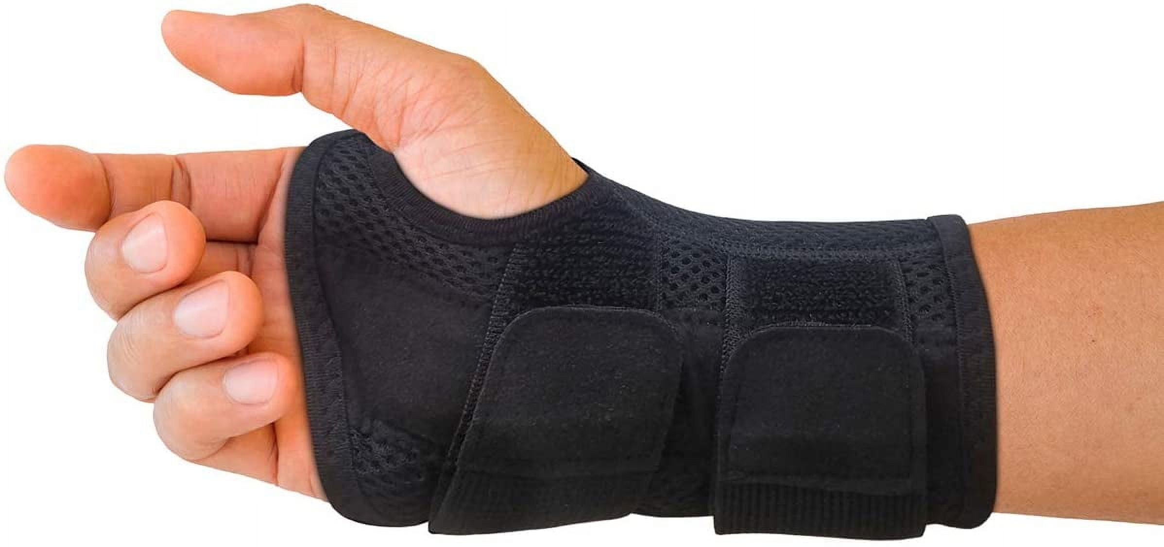 Carpal Tunnel Wrist Brace for Men and Women - Day and Night Therapy Support Splint for Relief of Arthritis, Wrists, Arm, Thumb and Hand Pain - Adjustable Straps
