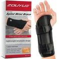 thumbnail image 1 of Carpal Tunnel Wrist Brace Night Support -Carpal Tunnel Wrist Brace with emovable Metal Wrist Splint for Night Sleep Wrist Support,M,Right, 1 of 8