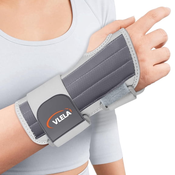 Vlela Wrist Brace for Carpal Tunnel Relief Wrist Support Stabilizer with Metal Splint for Tendonitis & Arthritis, Wrist Pain Relief, Firm Stability, All Day Comfort