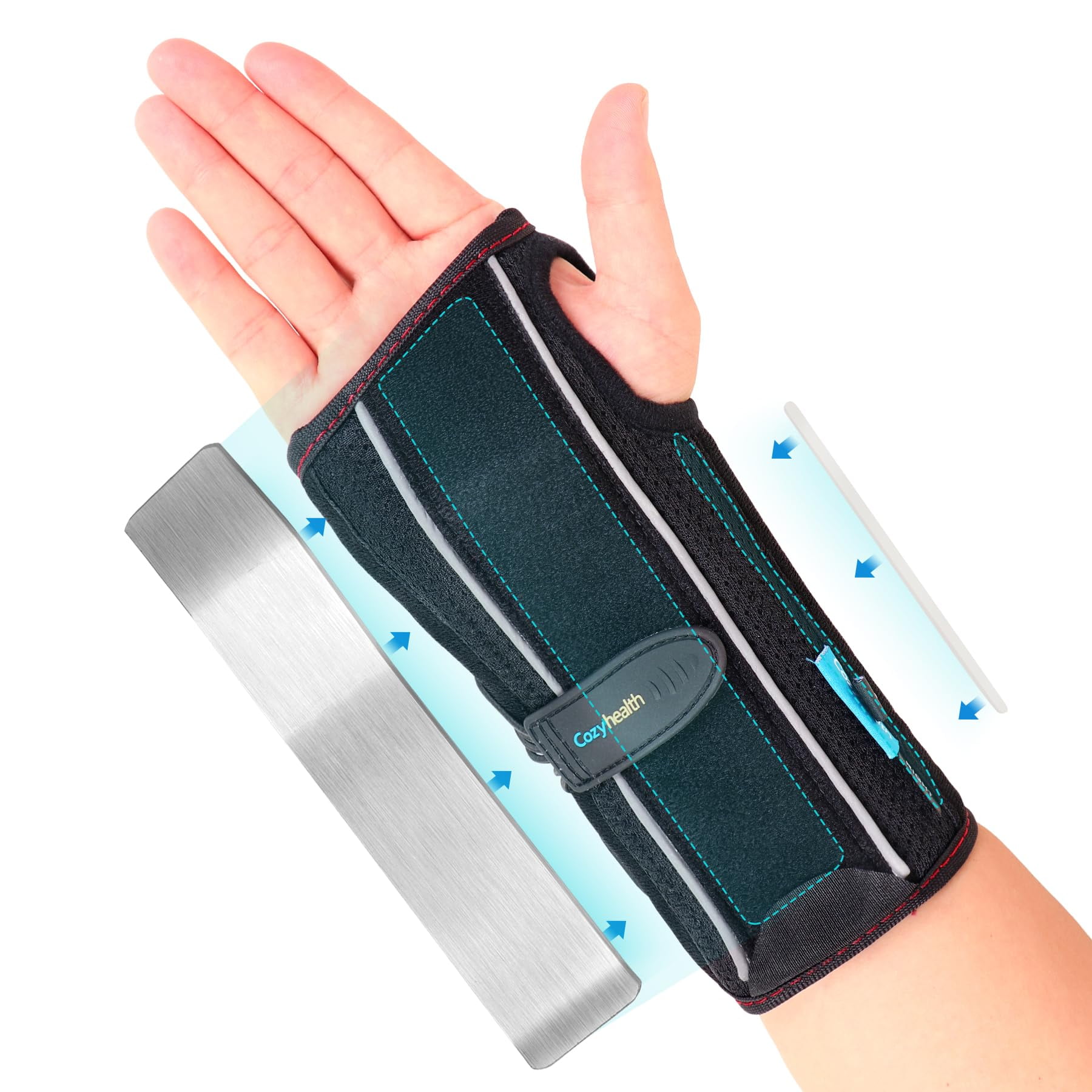 Carpal Tunnel Wrist Brace Night Support - Wrist Splint Arm Stabilizer ...