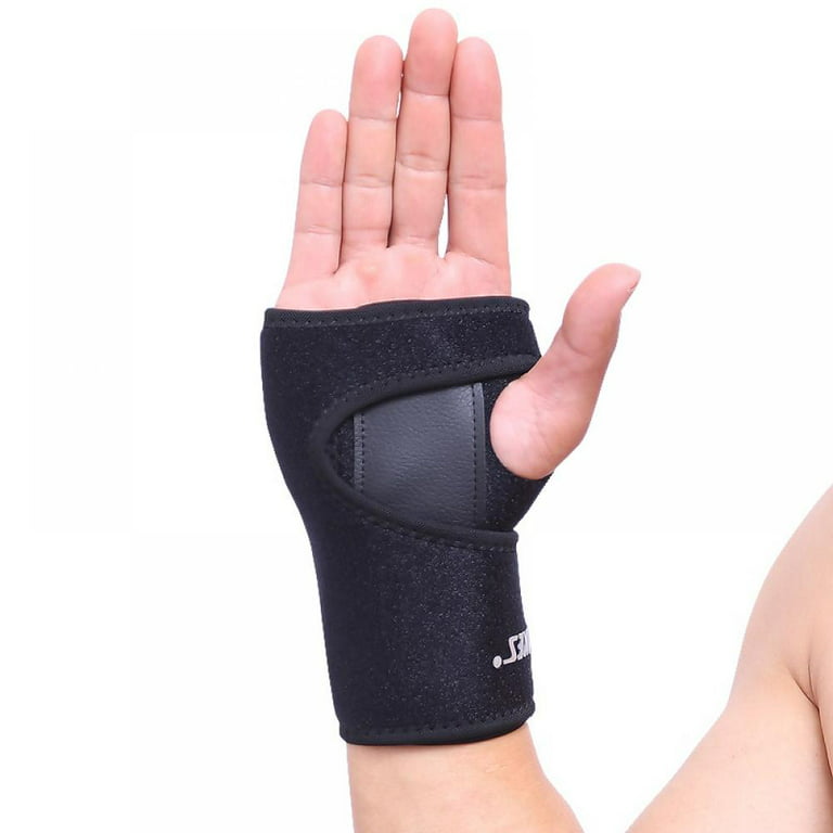Carpal Tunnel Wrist Brace Night & Wrist Support & Sleep Brace [Single]  (with splint) - Fully Adjustable to Fit any Hand 
