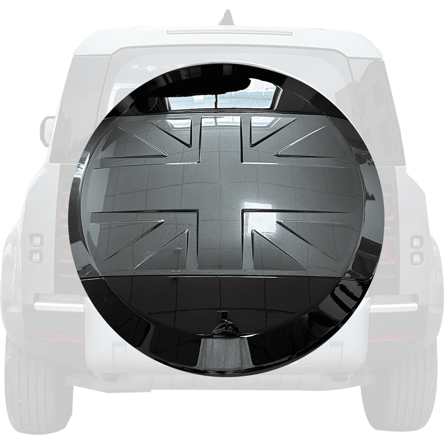 Land Rover Rire Cover Carpathian Grey Spare Tire Cover Fits Land Rover Defender 2020-2025 ...