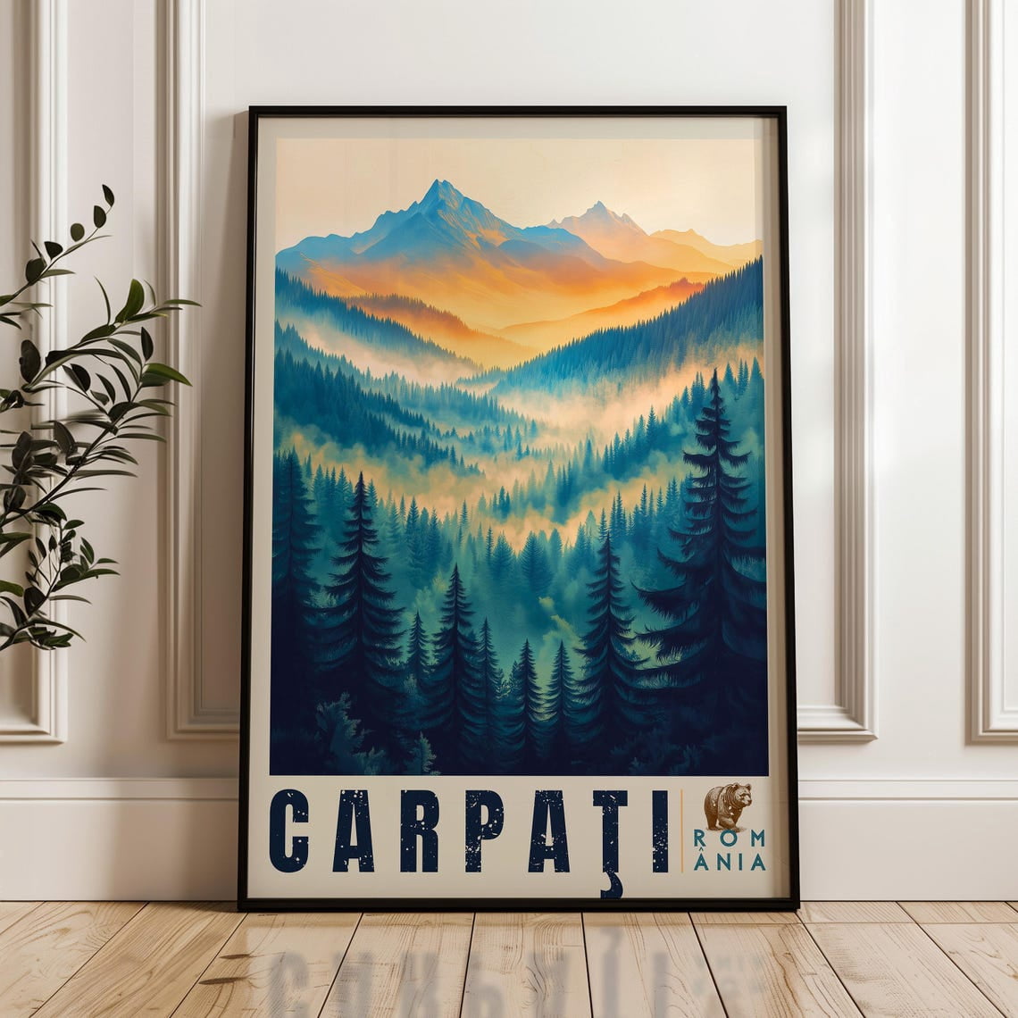 Carpathian Mountains Romania Forest Trail Wall Art Poster - Walmart.com