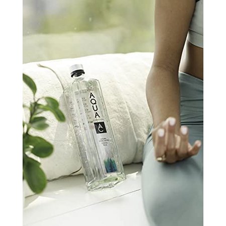 Carpatica Natural Spring Water with Electrolytes, Artesian Glass Bottled Water, 750 ml / 25.36 oz. (12 Pack)