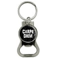 thumbnail image 1 of Carpe Diem Seize The Day Latin Inspirational Bottle Cap Opener Keychain Key Ring, 1 of 1