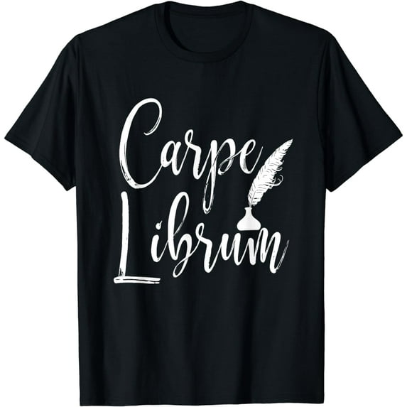 Carpe Librum T-shirt Literary Gift, English Teacher, Writer
