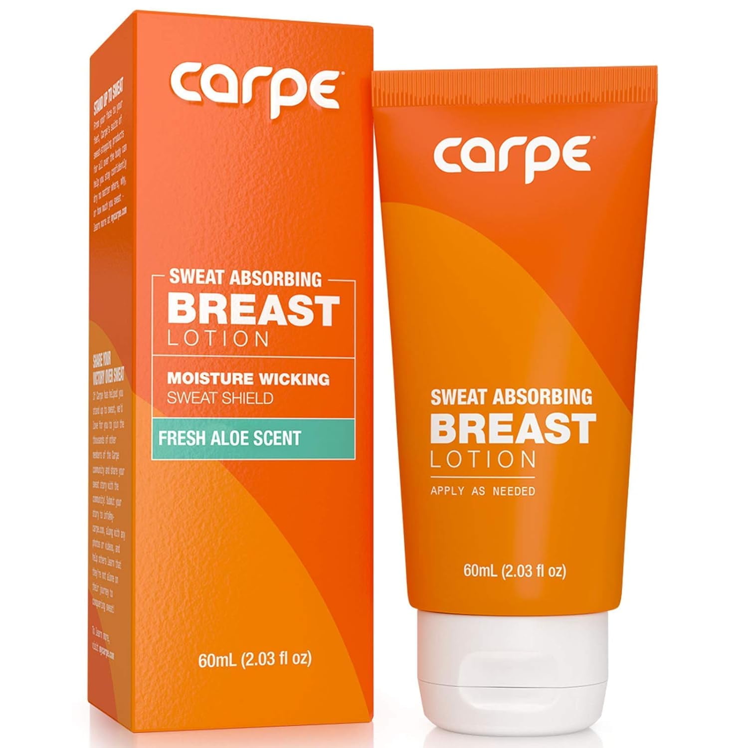 Carpe NoSweat Breast Helps Keep Your Breasts and Skin Folds Dry Sweat