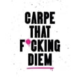 thumbnail image 1 of Carpe That F*cking Diem: Quotes and Mottos for Making the Most of Life, (Hardcover), 1 of 1