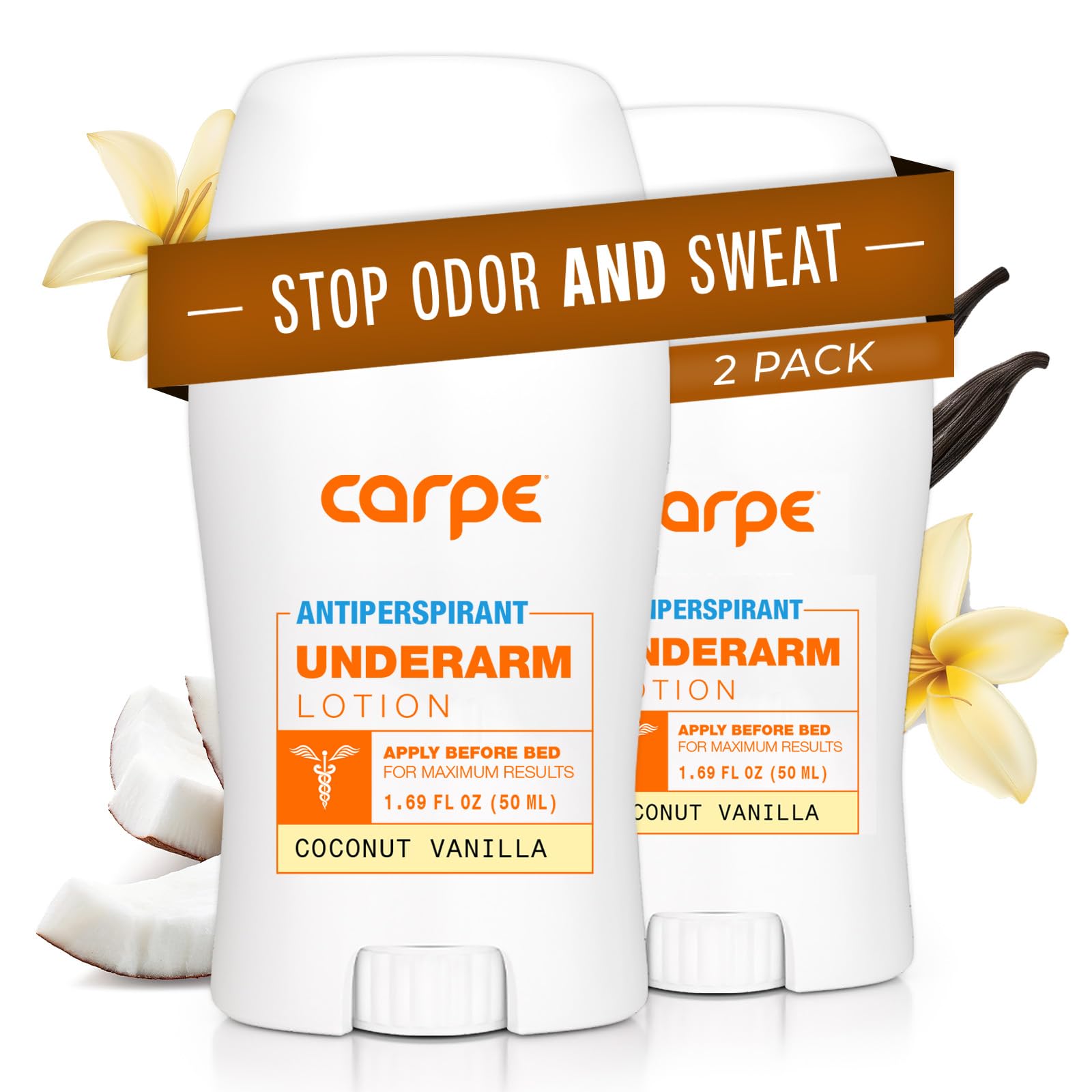 Carpe Underarm Antiperspirant Deodorant Advanced Sweat & Odor