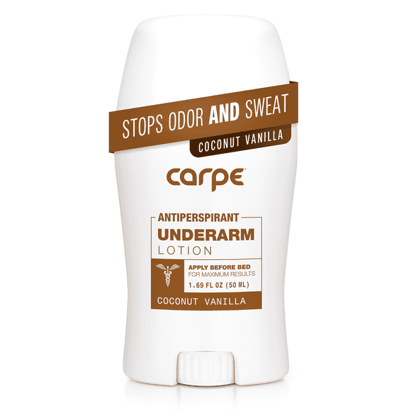 Carpe Underarm Antiperspirant Deodorant for Women, Coconut Vanilla, 1.69 fl oz