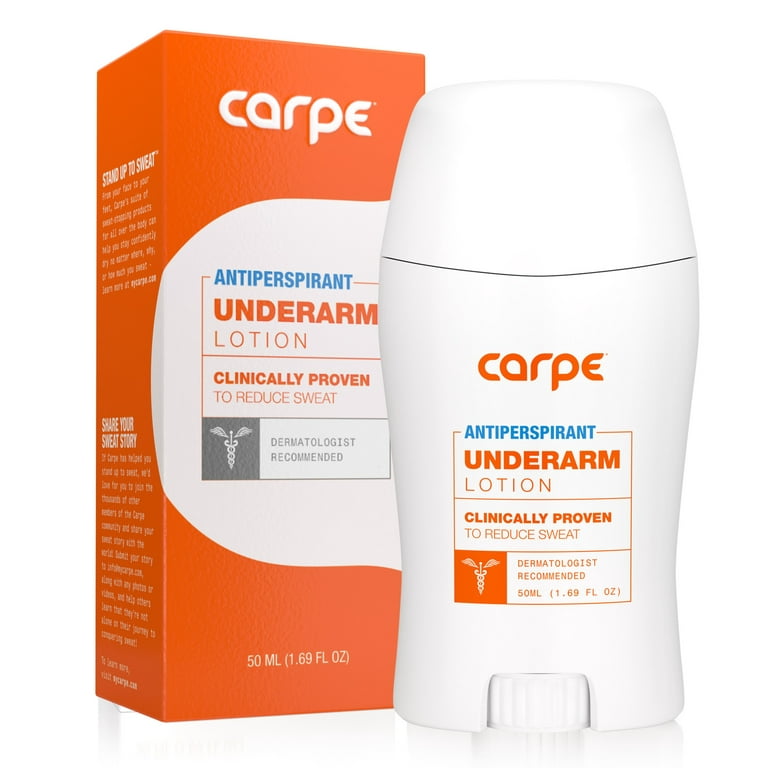 Carpe Underarm Antiperspirant and Deodorant, Clinical strength, 1.69 fl oz