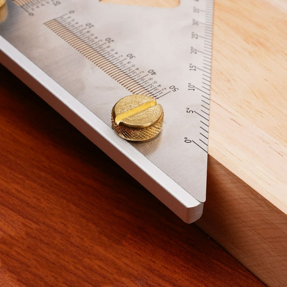 Carpent Square Hole Positioning Marking Gauge Woodworking Scriber Triangle Ruler Smile Home