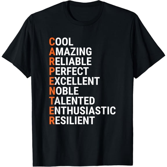 Carpenter Acronym Cool Carpentry T-Shirt