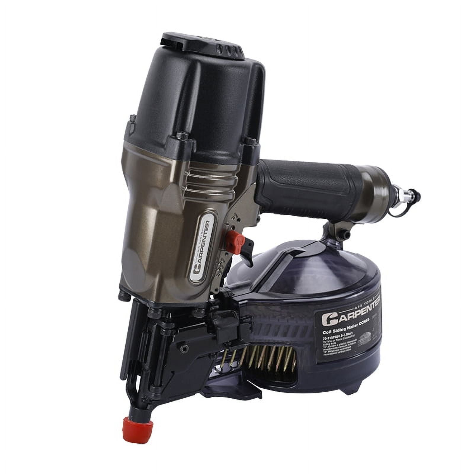Carpenter Air Tools CCN65 Pneumatic 15 Degree Coil Siding Nailer
