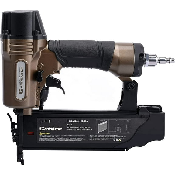 Carpenter Air Tools CF50 18 Gauge Pneumatic Brad Nailer