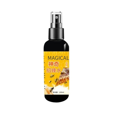 Carpenter Bee Bait, Natural Multipurpose Bee Attractant Spray, 100ml Effective Beekeepers Bee Attractant, Portable Bee Bait for Wild Queen Bees