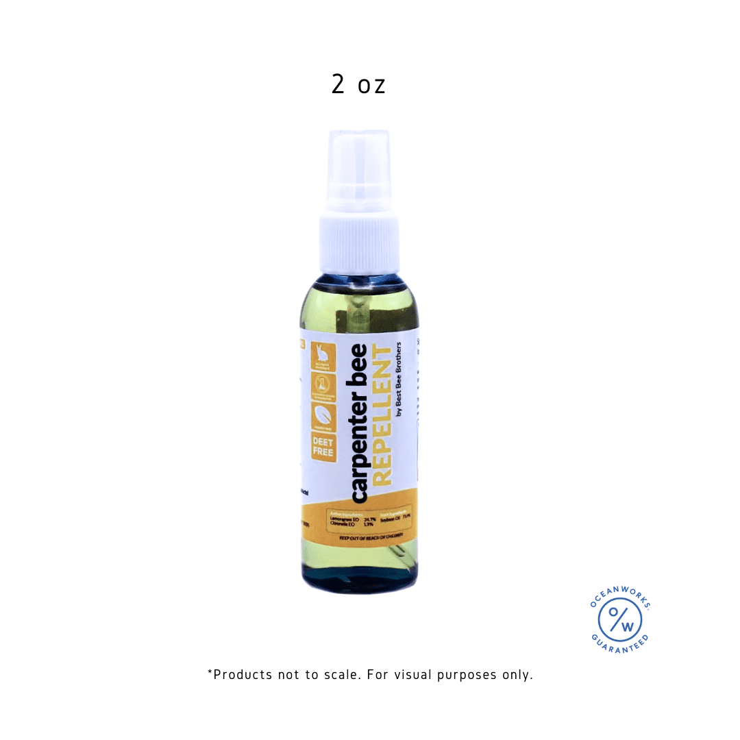 Carpenter Bee Repellent Citrus Citronella Natural Essential Oils 2oz