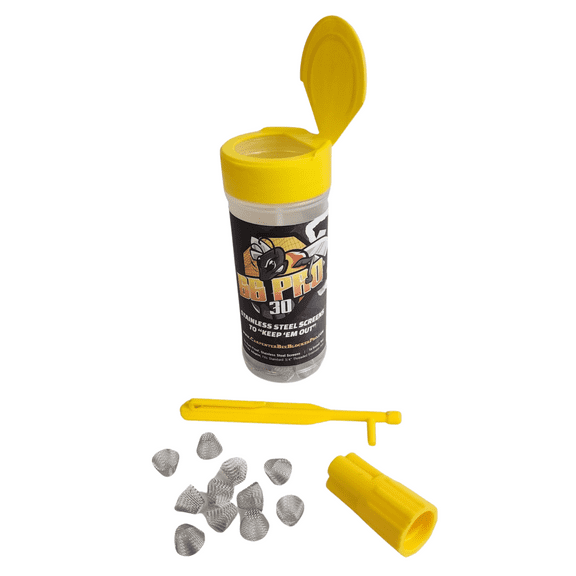 Carpenter Bee Traps for Outside BB PRO (30 Count) Professional-Grade Trap & Deterrent Kit | Blocks Holes, No Ladders, No Spray, Easy Install, Long-Lasting Protection