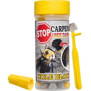 Carpenter Bee Traps for Outside   BB PRO  30 Count Professional-Grade Repair Kit | Blocks Holes, No Ladders, Easy Install, Long-Lasting Protection
