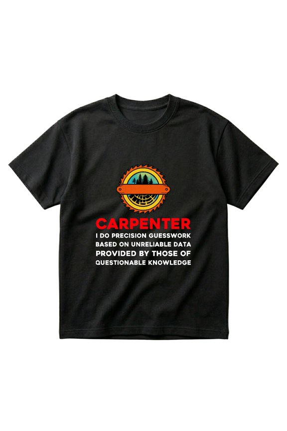 Carpenter Definition Funny Cute Gift New Job Gift For Men Dad Worker T-Shirts