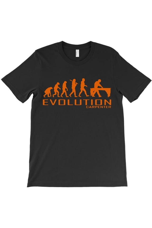Carpenter Evolution Funny Woodworking Woodworker Graphic Humor - Everyday Gift H36270 T-Shirt, for Men and Women, Up to Size 5XL