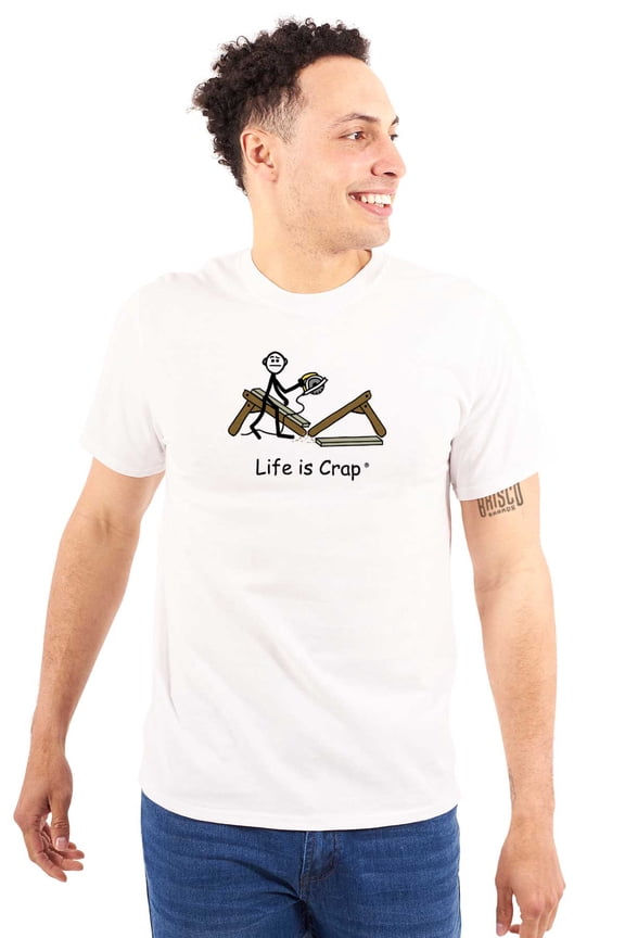 Carpenter Fail Funny Broken Tools Men's Graphic T Shirt Tees Brisco Brands L