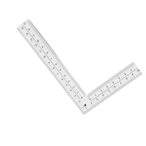 Carpenter Framing Square Stainless Steel Square Ruler Metal L Shape Ruler Woodworking Measuring Tool for Engineers