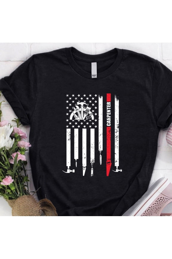 Carpenter Hoodie | Carpenter Shirt | Carpenter Tshirt | Carpenter Gift | Carpenter Hoodie | Carpenter USA Flag Shirt