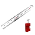 thumbnail image 1 of Carpenter Layout Measuring Tool Multiple Scale Marking and Rustproof Stainless Steel for Workshop Use, 1 of 11