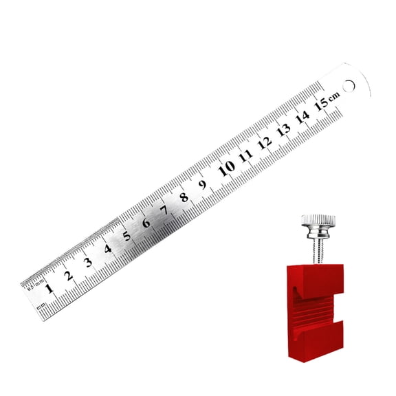 Carpenter Layout Measuring Tool Multiple Scale Marking and Rustproof Stainless Steel for Workshop Use