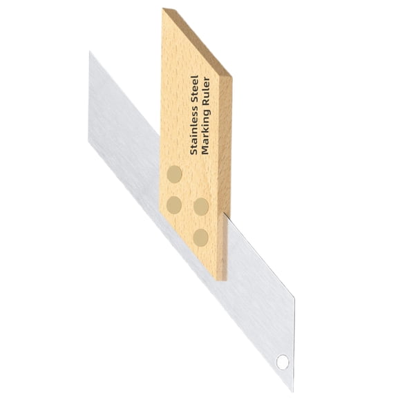 Carpenter Layout Measuring Tool Multiple Scale Marking and Rustproof Stainless Steel for Workshop Use