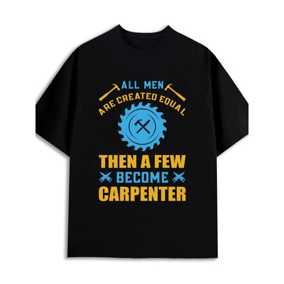 Carpenter Pride 180G 100% Cotton 180G 100% Cotton men's gifts summer top black Original Unisex Shirt Short Sleeve tshirts Funny Unisex Shirt Graphic tshirts new years gifts