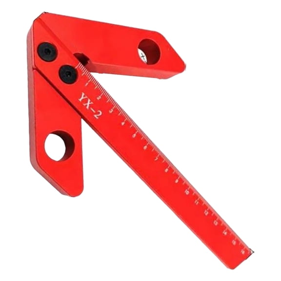 Carpenter Ruler Center Finders Woodworking Gauge Center Scriber Measuring Tool Right Angles Line Gauge Scriber Square