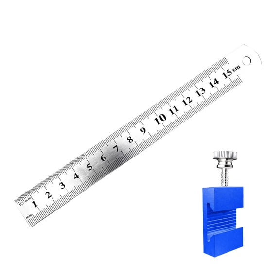 Carpenter Ruler With Multiple Measurement Option And Ergonomic Nonslip Design
