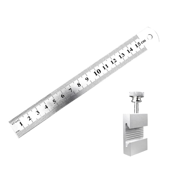 Carpenter Ruler With Multiple Measurement Option And Ergonomic Nonslip Design
