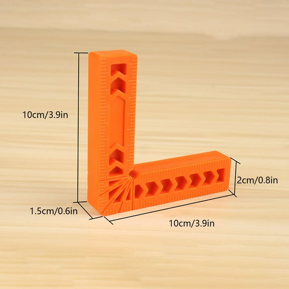 Carpenter Square, 4 in 1 Combo Framing Square , 90°Protractor Measuring Layout Tool, Scribing Ruler Miter Triangle Igaging Ruler, Woodworking Tool for Marking Gauge Drawing Line Angle