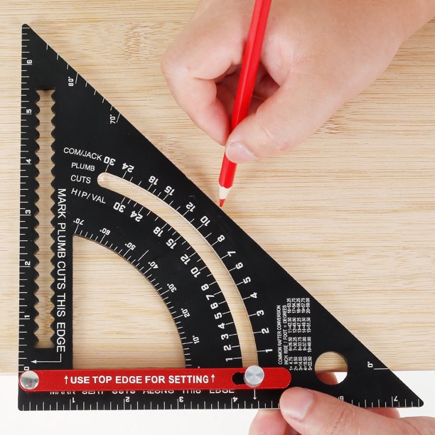 Carpenter Square 7 inch Rafter Framing Square Woodworking Tools ...