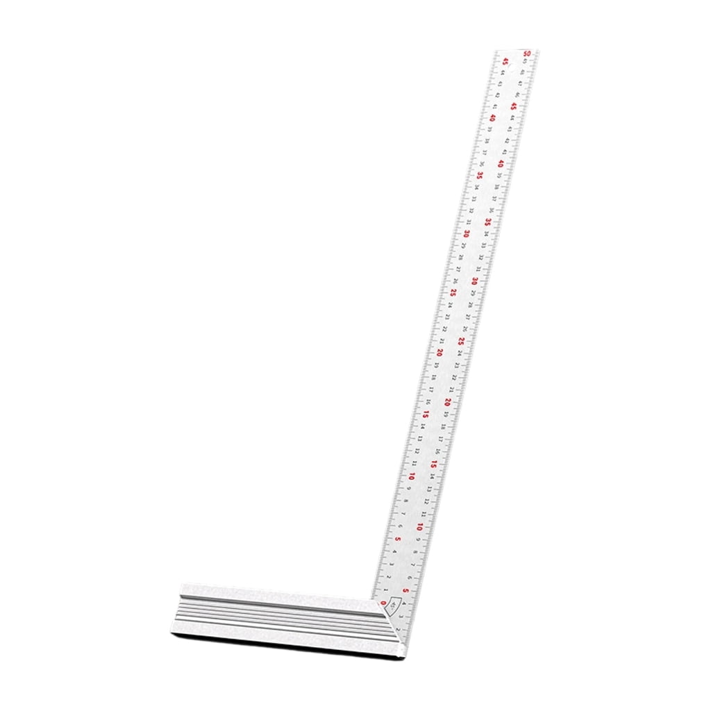 L Chape Ruler Carpenter Square L Shape Ruler Aluminum Alloy Right Angles Square Ruler ...
