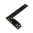 thumbnail image 1 of Carpenter Square Marking Tool Measuring Tool Professional L Shaped Square Ruler Black 250mm, 1 of 9