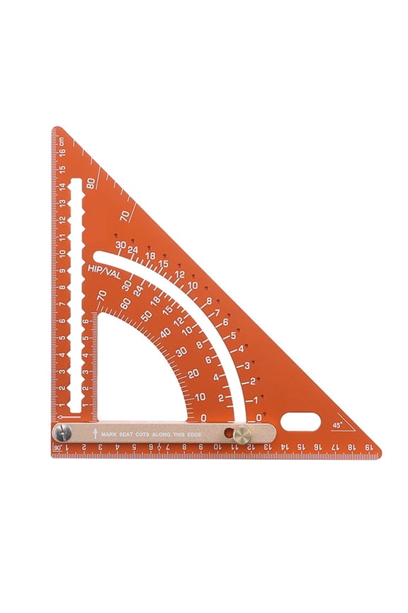 Carpenter Square Tool Aluminum Carpentry Triangle Ruler Rafter Framing Square For Men Professional Hobbyists Women