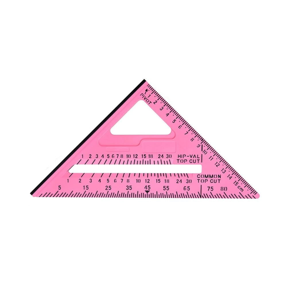 Carpenter Triangle Square Measuring Ruler 45 Degree Ruler Woodworking ...