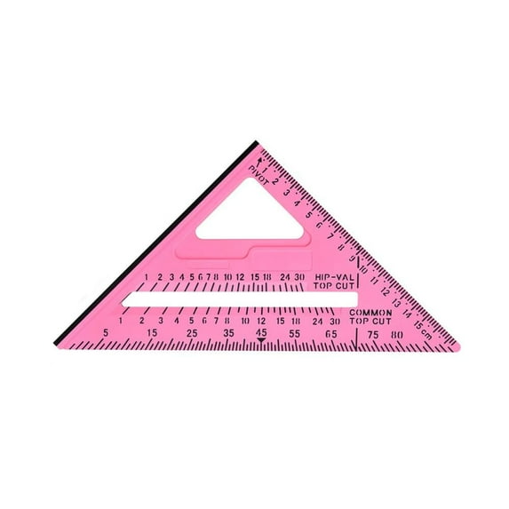 Carpenter Triangle Square Measuring Ruler 45 Degree Ruler Woodworking Scriber Angle Ruler For Woodworking