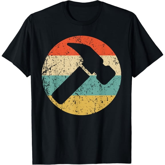 Carpenter Vintage Retro Hammer T-Shirt