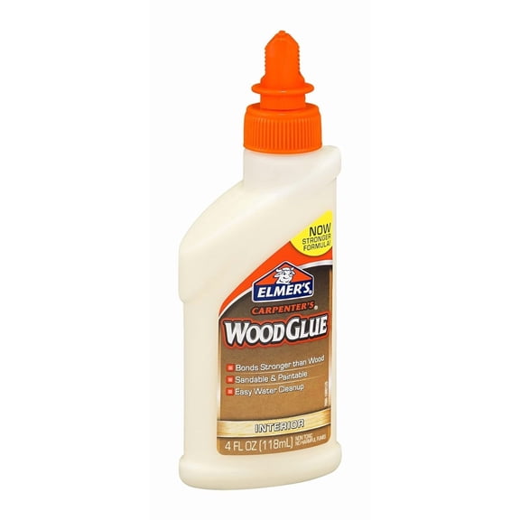 Elmer's Carpenter's Wood Glue - Liquid Adhesive - Pack of 3, 4 oz