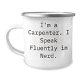 thumbnail image 1 of Carpenter's genius Mug, Funny Quote, Gifts from Friends for Father's Day, 1 of 4